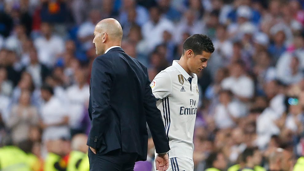 Keinginan Zidane Untuk Pertahankan James Rodriguez di Real Madrid